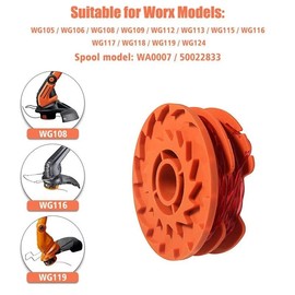 Worx WA0007 2 x 16' Spool & Line for Worx Corded Electric String Trimmers