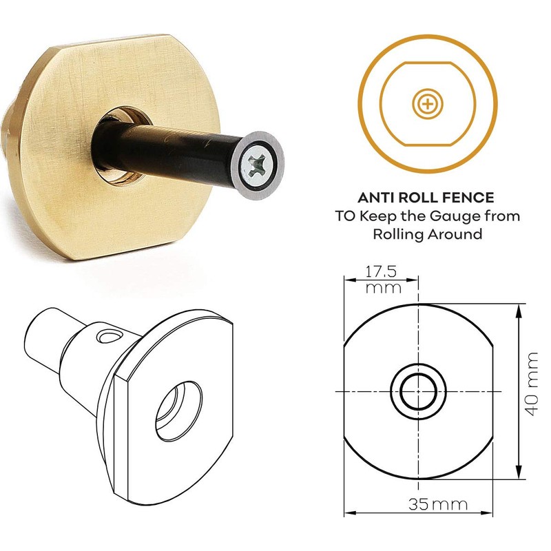 Clarke Brothers Wheel Marking Gauge Kit – 7" Brass Marking