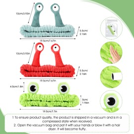 2 Pack Spa Headband Makeup Brush Set, Bowknot Hair Bands With Silicone Face Mask Brush, Coral Fleece Elastic Headband for Face Washing Shower Sports Makeup Beauty Skincare