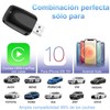 Kammoy Adaptador Inalámbrico para CarPlay y Android Auto, 5 GHz,