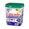 Cascade Platinum Plus ActionPacs Dishwasher Detergent Pods, Fresh Scent, 81