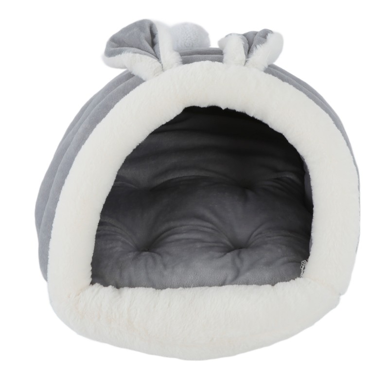 Rabbit Ears Cat and Dog Kennel Machine Washable Semi Enclosed
