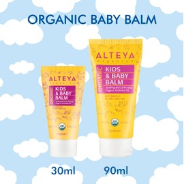 Alteya Organic Kids and Baby Balm 30 ml - USDA Certified Organic AWARD WINNING Natural Baby Skin Care Treatment - Soothing and nourishing moisturizer for Dry & Sensitive skin