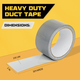 SIKEDEPRO Duct Tape, Silver Tape，5 Rolls 2 inches x 30 Yards ducttape,Strong, Flexible,Heavy Duty Duct Tape，Waterproof Bulk Value for Indoor & Outdoor Repairs, Industrial Use