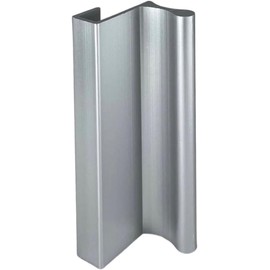 6" Satin Anodized Aluminum Pull with 7/16" Lip for Sliding Glass and Panel Doors