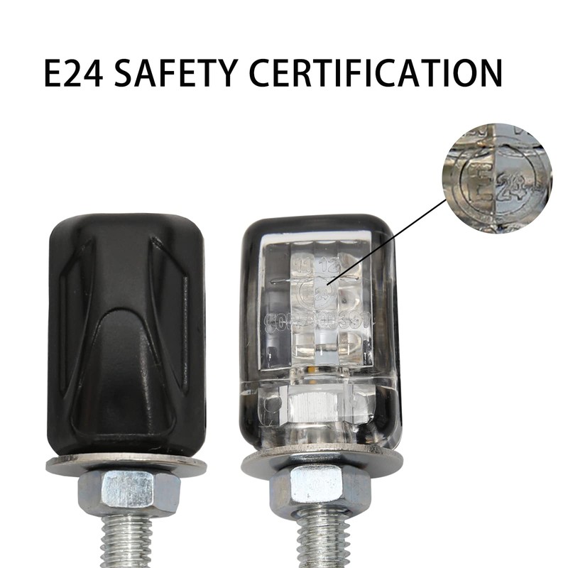 4pcs Motorcycle Indicator Light 12V 6LED Indicator Lights Motorcycle Indicator