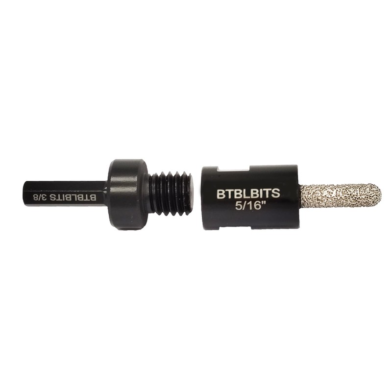 BTBLBITS Diamond Mortar Raking Bit 5/16" x 1" Router Bits
