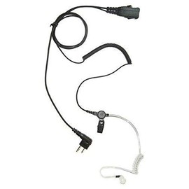 Single Wire Acoustic Tube Surveillance Earpiece Headset for Blackbox GO! Two Way Radio
