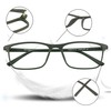 LifeArt Blue Light Blocking Glasses, Anti Eyestrain, Computer Reading Glasses,