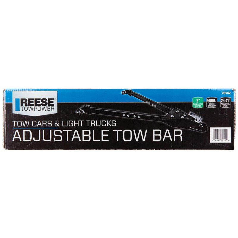 Reese Towpower 7014200 Adjustable Tow Bar , Black