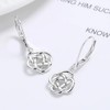 Sterling Silver Celtic Leverback Earrings
