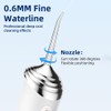 Tragbarer Zahnwasser-Flosser – wiederaufladbar und wasserdicht IPX7 Munddusche, Tiefenreinigung für
