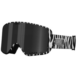 Giro Method Ski Goggles - Snowboard Goggles for Men, Women & Youth - Black & White Animal Strap w/VIVID Jet/VIVID Infrared Lenses