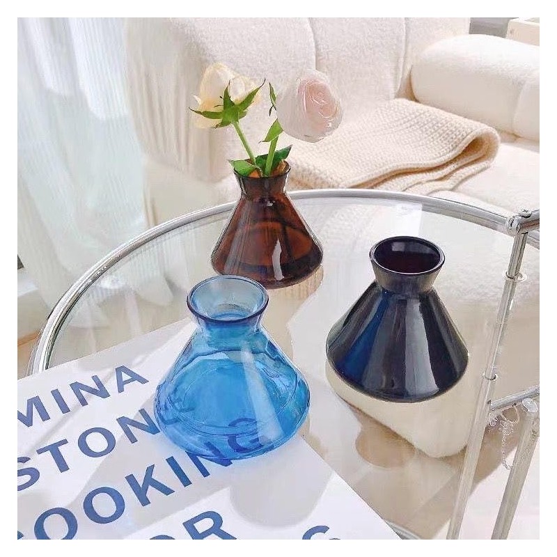 200ml Clear Glass Reed Diffuser Bottles,Empty Refillable Diffuser Bottle for