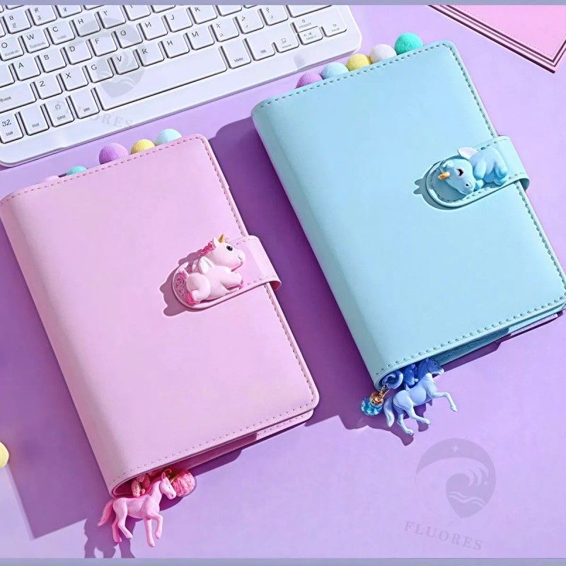 Kit Libretas Escolares Stickers Kawaii Papeleria Diy Regalo