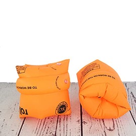Cinturón de Natación Hinchable para Niños, Paquete de 2 Flotadores de Brazo, Flotadores de Piscina, Bandas de Brazo, Anillos de Natación Inflables de 