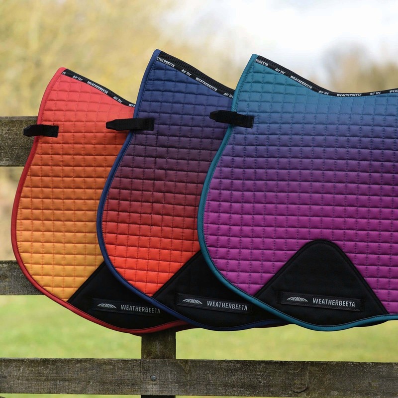 Weatherbeeta Prime Ombre All Purpose Saddle Pad - Sunflower Field