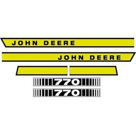 Compatible with John Deere Hood Decal Part No: A-JD400