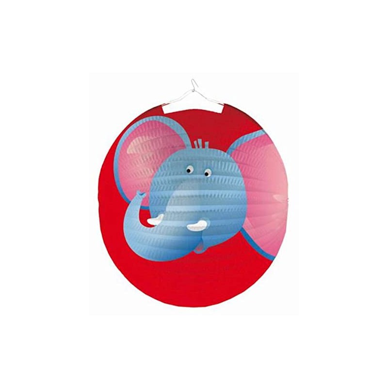 Lampion Safari-Motiv mit Tieren - Ø 25 cm, sortiert