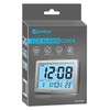 Sansai LCD Digital Alarm Clock Date/Temp Blue Backlight 12/24Hr Assorted