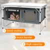 CampLand Outdoor Folding CampingTable with Aluminum Lightweight Height Adjustable with
