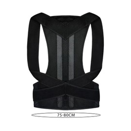 COACOM 1 Piece Black Back Corrector Posture Corrector Posture Corrector Posture Corrector Posture Improvement Adjuster for Spine Positioning and Shoulder Support