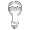 Birkmann Baby Rattle Cookie Cutter, 3-Inch, Grey Plastic, 5 x