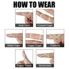 HKYLRAT 5pcs Oval Finger Splint，Finger fixation splint，Trigger Finger Splints，Waterproof Finger