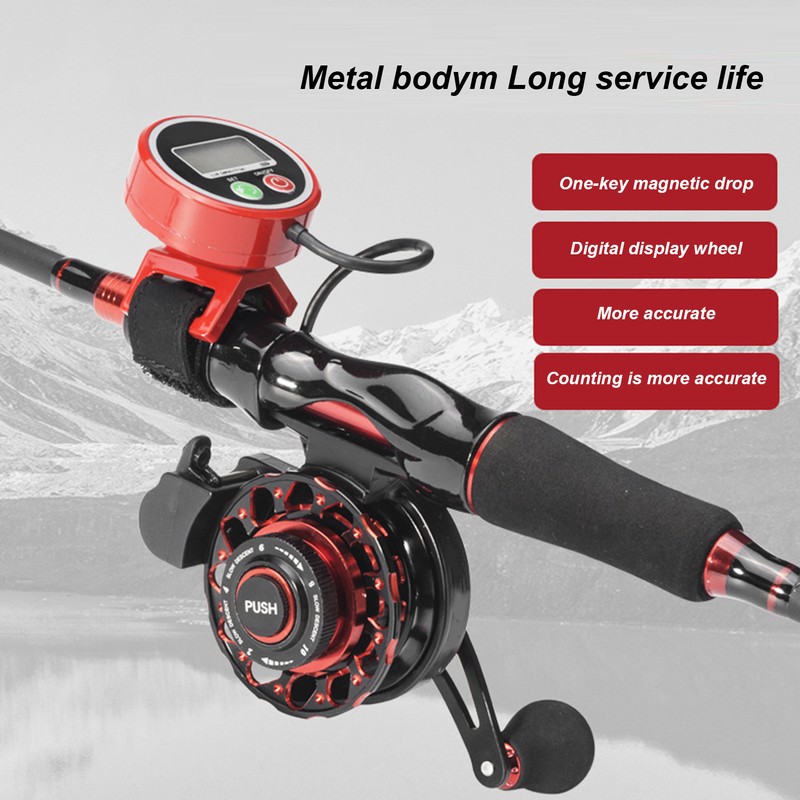 Left Hand USB Rechargeable Digital Display Counting Slow Descending Raft