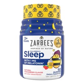 Zarbees Childrens Sleep Melatonina 1mg Sueño 60 Gomitas                                                                                               