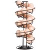 Toplife Spiral Design Metal Egg Skelter Dispenser Rack, Storage Display