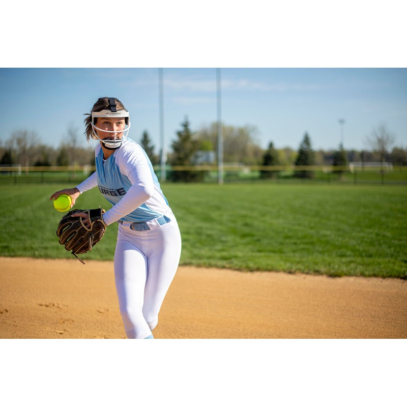 Champro Sentry Softball Fielder's Facemask, Youth, Navy