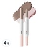 BBIA Last Contour Stick 2.4g, 02 Cool Detail, 4 pcs / 삐아 라스트 윤곽 스틱 2.4g, 02쿨 디테일, 4개