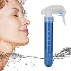 Sonew Hair Spray Bottle, 40ml Ultra Fine Mist Sprayer, Airless Aerosol Water Dispenser Bottle for Hairdressing, Skin Care, Watering Plants Showering Pets - 5 Colors (large -blue)