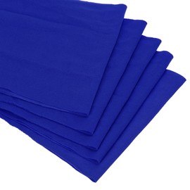 PATIKIL 14"x4" Stretch Chair Sashes Bow Sash, 25 Pack Elastic Chair Cover Bands Sashes Bow Tie for Wedding Banquet Events Decorations, Dark Blue