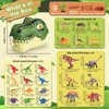 RISUNTOY Dinosaur Toys for Kids 3-5,45PCS Realistic Jurassic Dinosaurs Figures