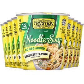 Tradition Cup of Soup, Vegetable Flavor, No MSG Pack of 12