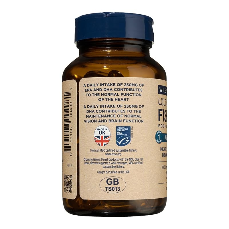Wiley's Finest Wild Alaskan Fish Oil Peak EPA - Triple