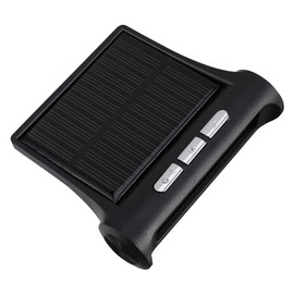 Gatuida Solar Clock with Thermometer Auto Charging Dashboard Timepiece Multifunctional Vehicle Calendar for Accurate and Temperature Monitoring