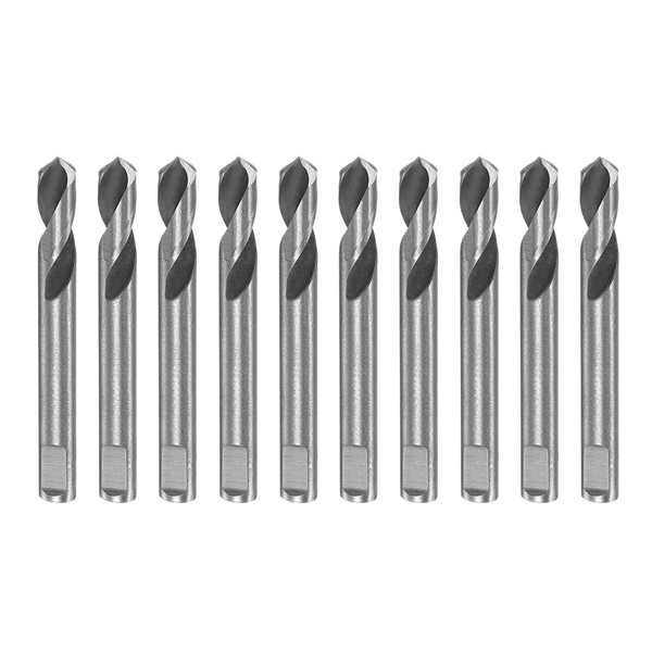 HARFINGTON 10pcs High-Speed Steel Drill Bits 6mmx55mm for Hole Saws