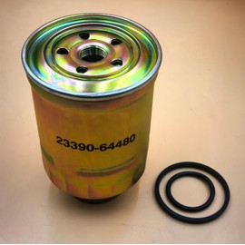 Compass-Yang 23390-64480 Diesel Fuel Filter Element Fits Toyota 1HZ 2L 3L 5L 1KZTE 14B 15B,Replaces FF5159 2330364020 6734716120 HHV00-5192-0 2339064480 P550385 WIX 33138