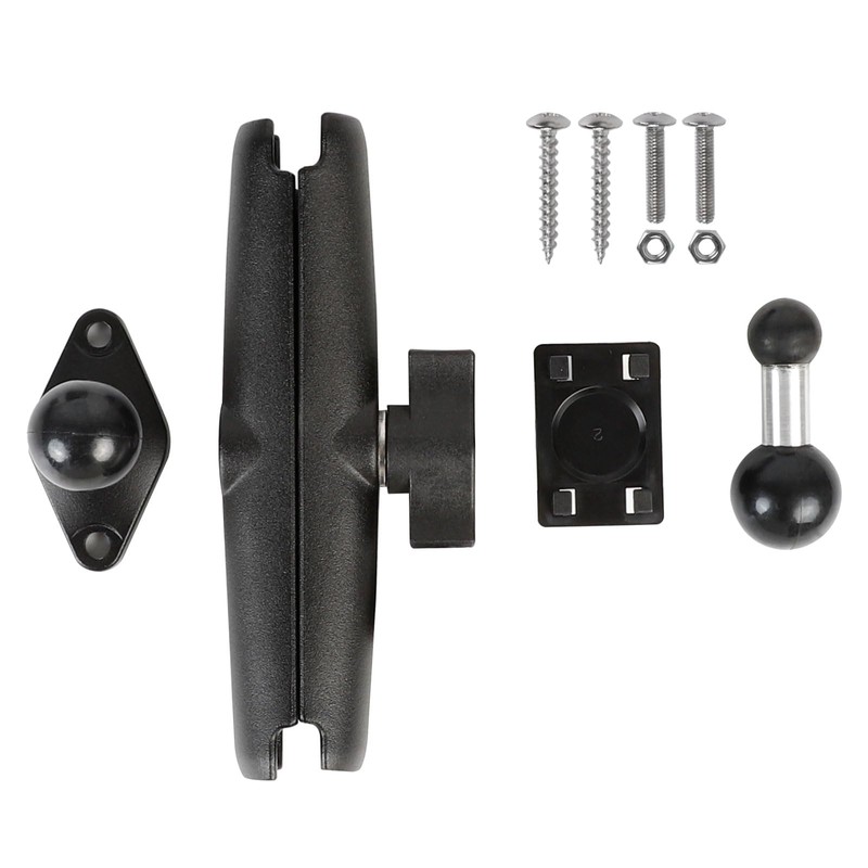 xik Heavy-Duty Carplay Screen Mount with AMPS Standard Hole Aluminum