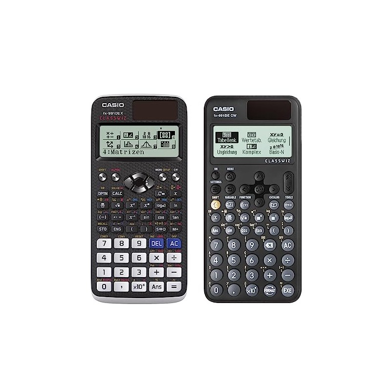 Casio FX-991DE X Technisch wissenschaftlicher Rechner Schwarz Display (Stellen): 12