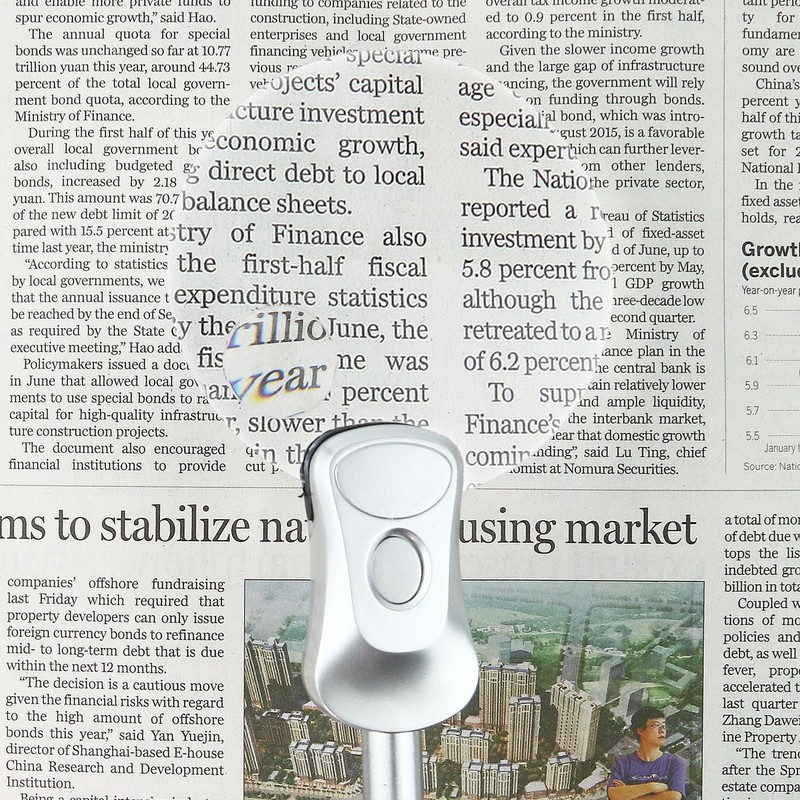 Magnifying Glass Clamp LED Light Gooseneck Desk Lamp Clamp for