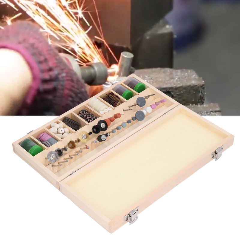 228Pcs Rotary Tool Accessory Kit Small Size High Efficiency Sanding