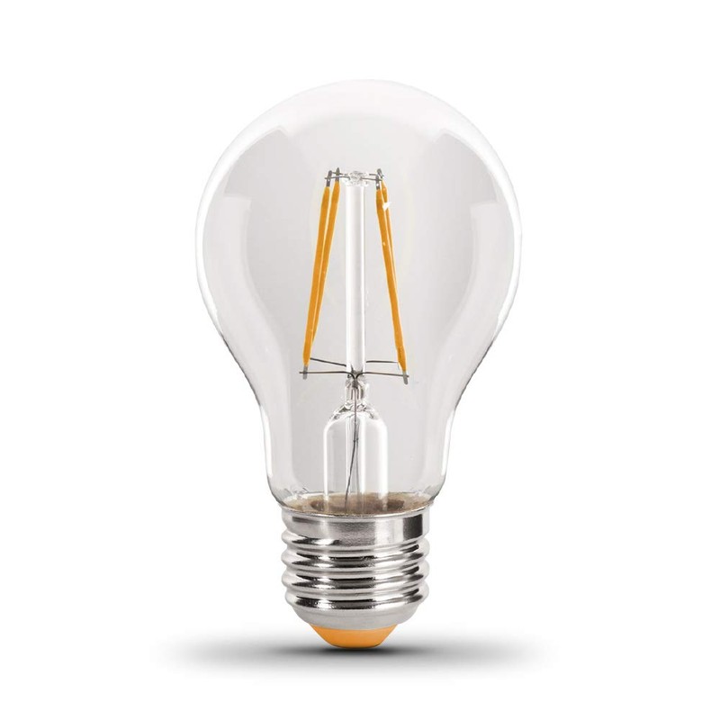 Feit Electric A19/TO/LED Filament 25W Equivalent Dimmable Clear Glass Light