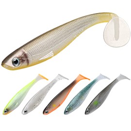 TRUSCEND Fishing Lures for Bass Trout Swimbaits Soft Fishing Baits Freshwater Saltwater Jigging Bass