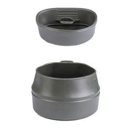 blntackle76 Set of 2 Plastic Folding Cups – 200 ml Camping Cups Foldable (Olive) Fold-A-Cup