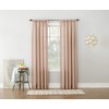 No. 918 Amalfi Linen Blend Textured Sheer Rod Pocket Curtain