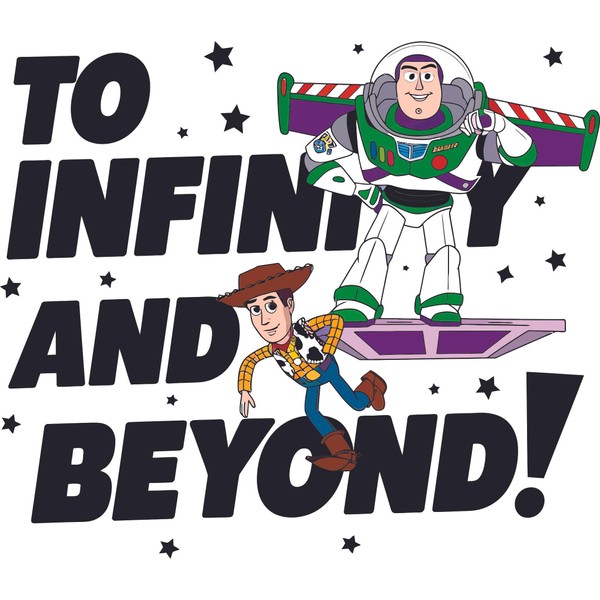 Infinity and Beyond Yee-Haw! Bo Peep Slinky Dog Cowboy Cartoon